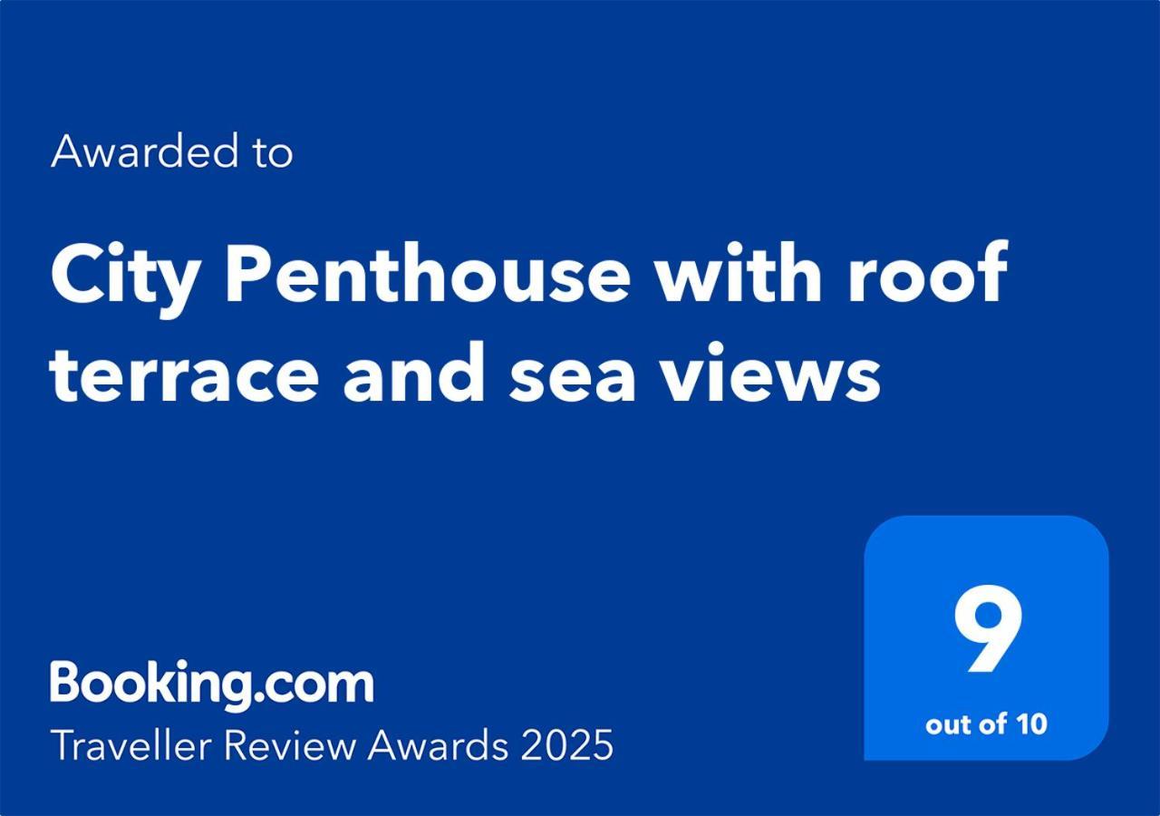 City Penthouse With Roof Terrace And Sea Views Valletta Exteriér fotografie